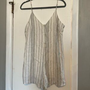 striped romper